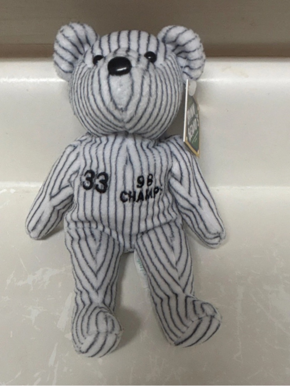 Salvino's Bamm Beano's David Wells #33 Champ Bear Plush 1998